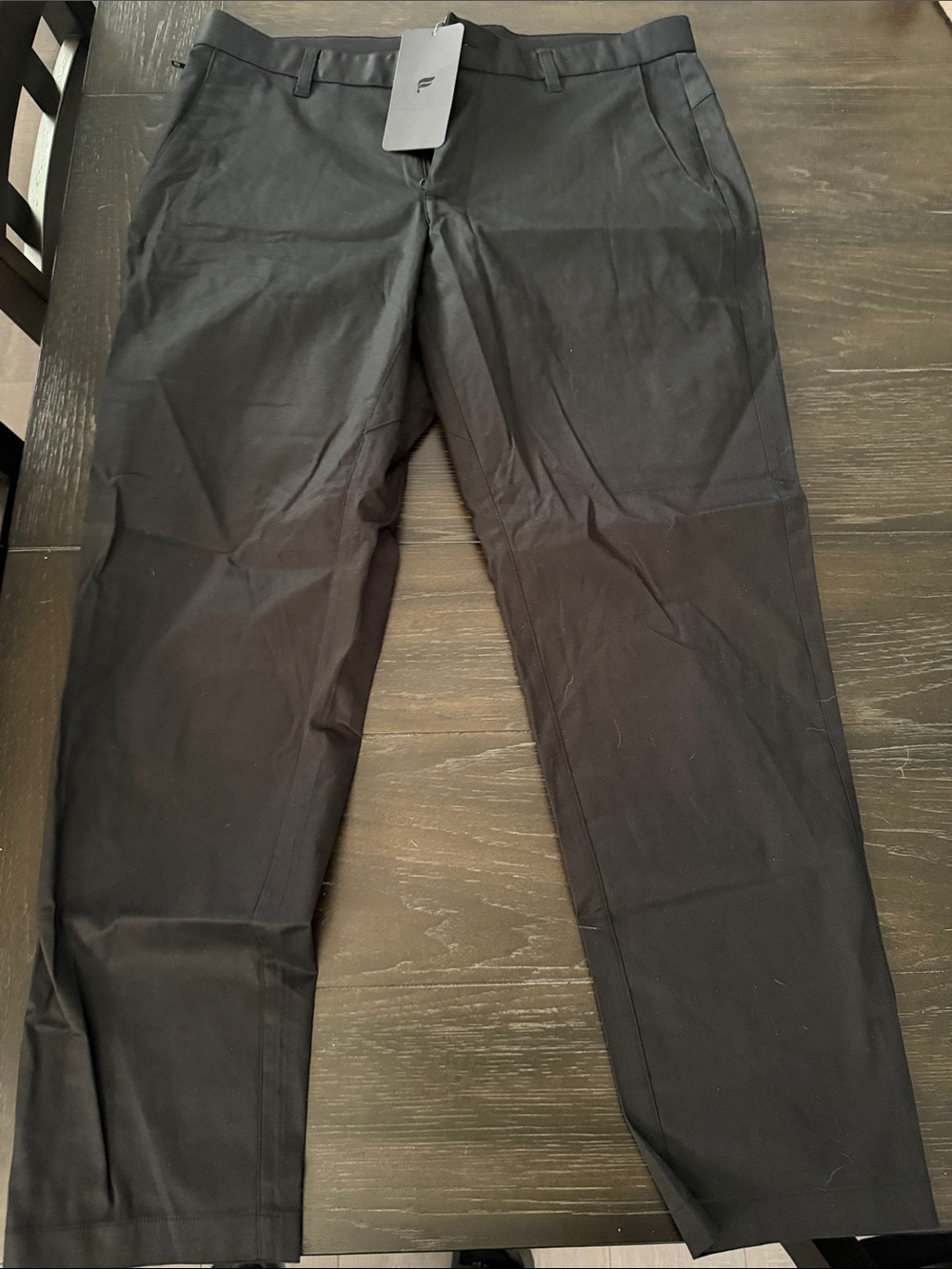 Fabletics Men's Black Dress Pants - Tailored Straight Fit